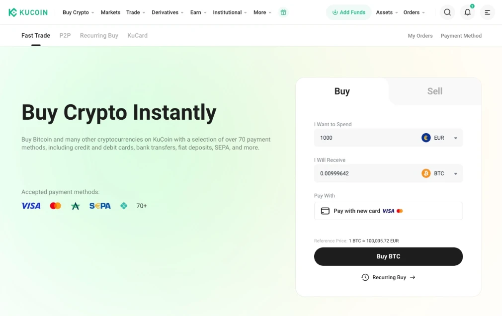 KuCoin。