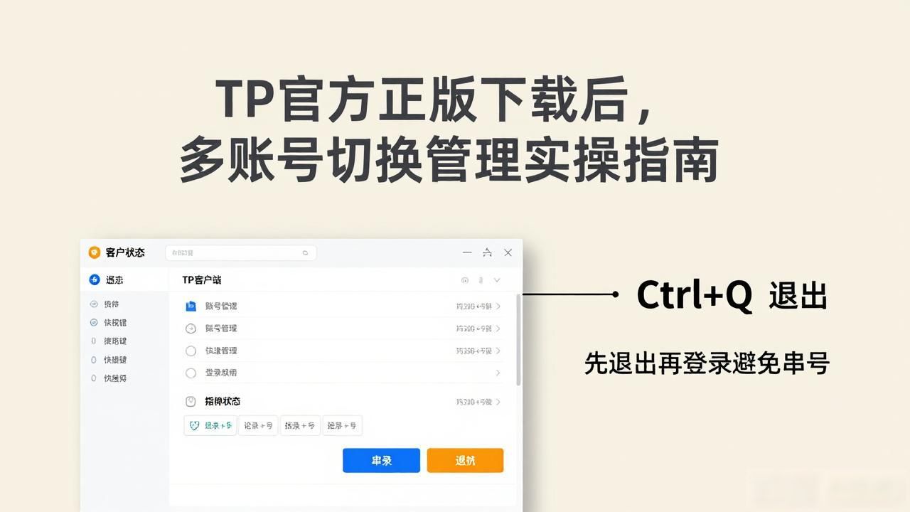 TP官方下载正版软件下载多账号管理技巧_多账号管理_TP客户端效率提升