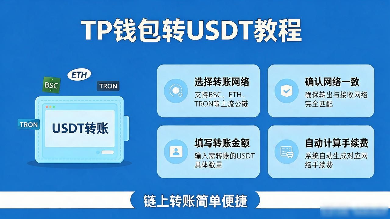 TP钱包转USDT完整教程，链上转账其实很简单