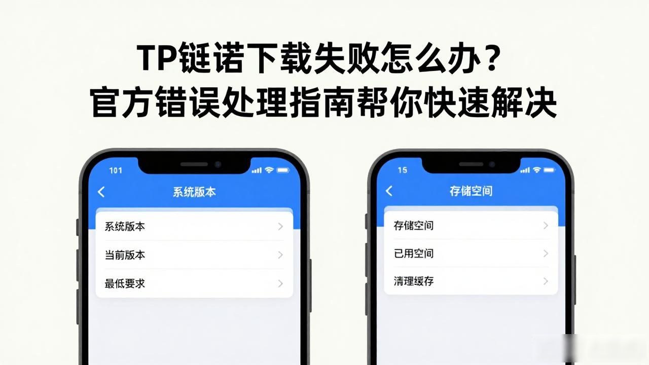 TP钱包下载失败怎么办？官方错误处理指南帮你快速解决