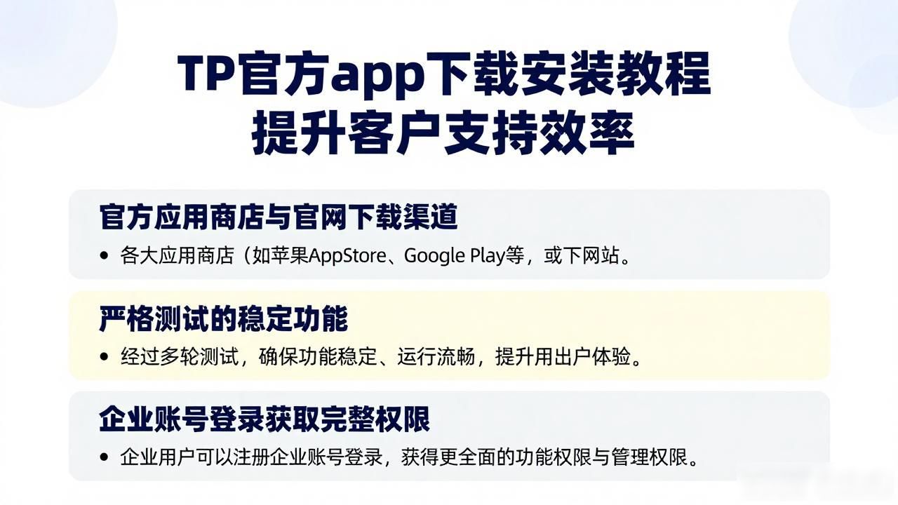 如何通过TP官方下载安装app提升客户支持_确保数据安全服务质量_客户服务团队TP官方app下载