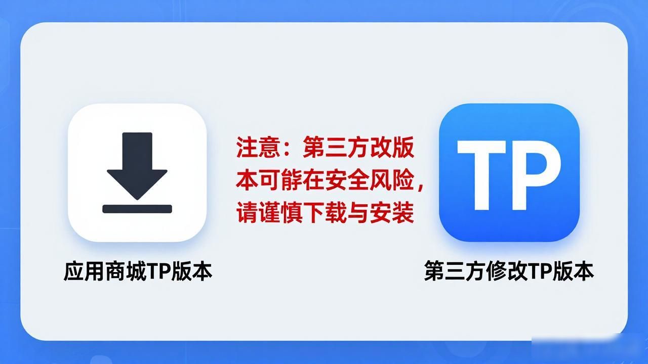 TP官方正版下载还是应用商城？一文说清区别