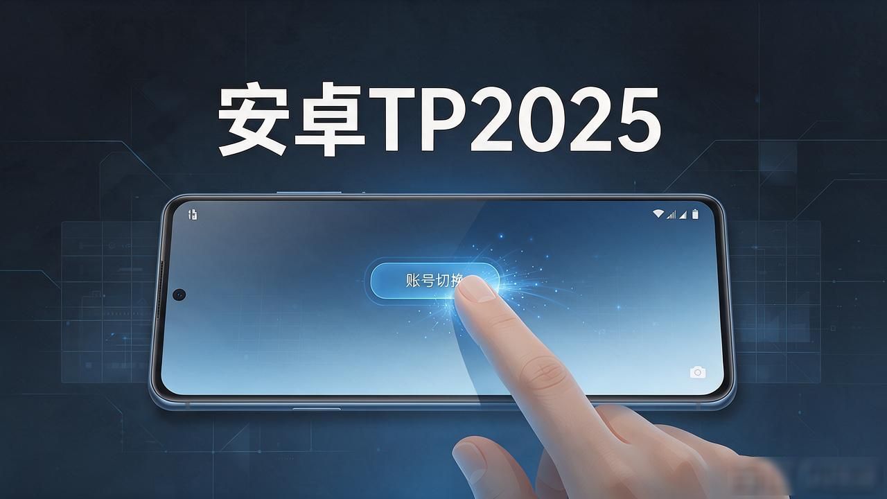 安卓TP2025怎么快速切换多个账号？