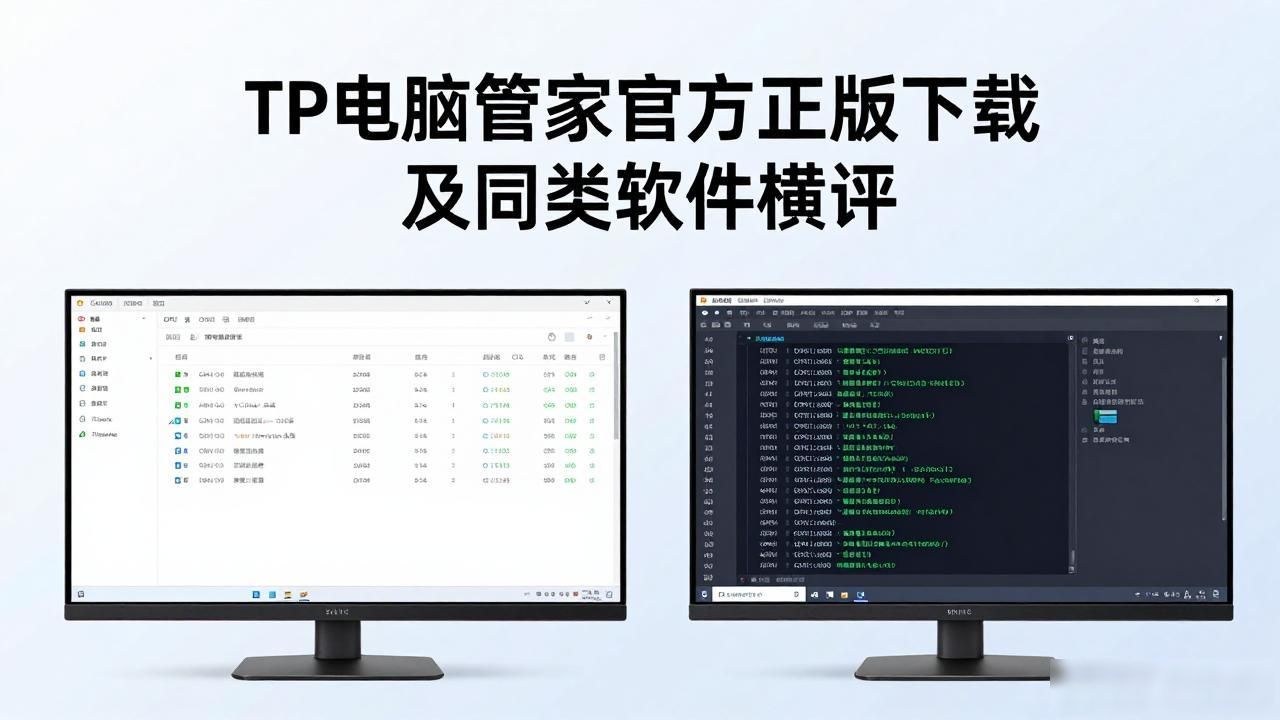 TP电脑管家官方正版下载及同类软件横评，看完就明白怎么选