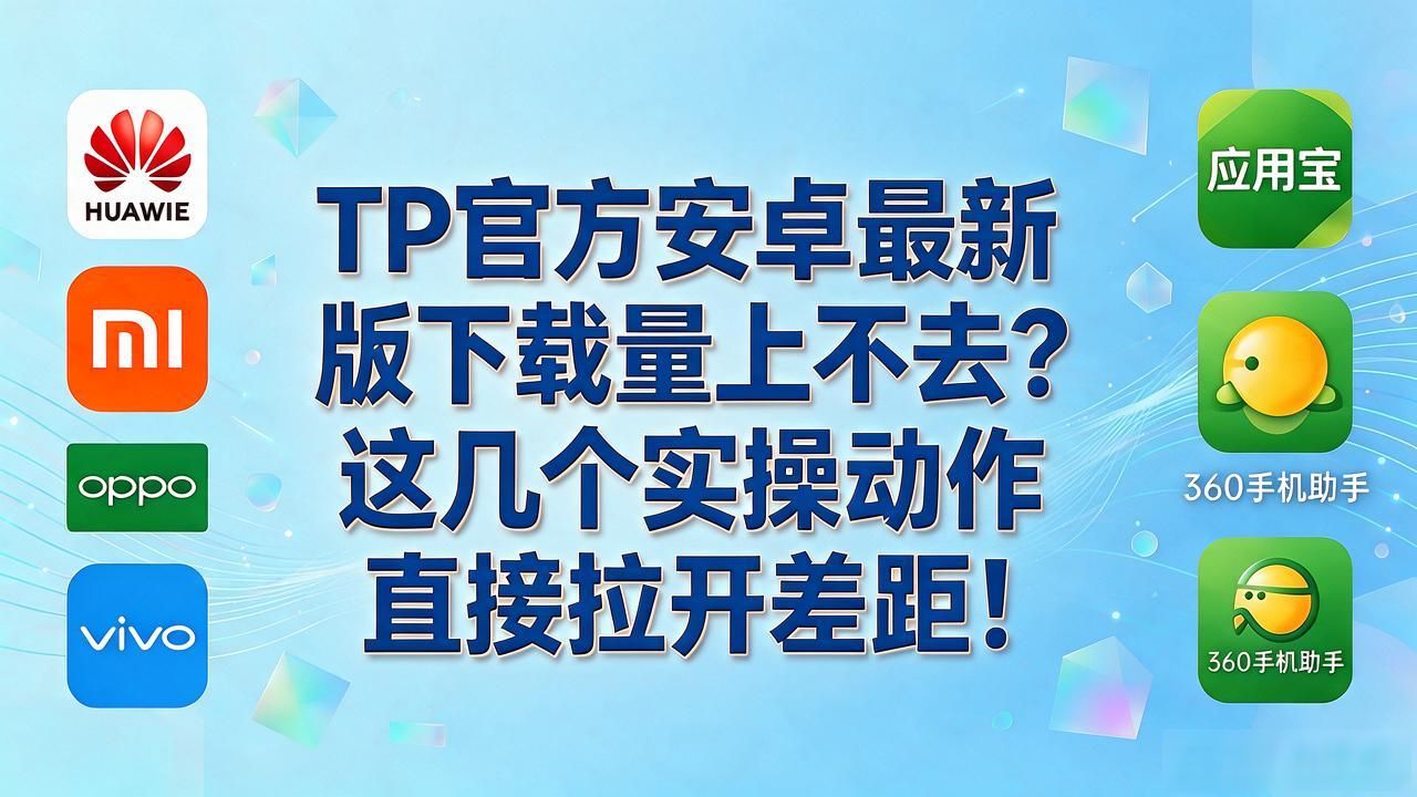 TP官方安卓最新版下载量上不去？这几个实操动作直接拉开差距