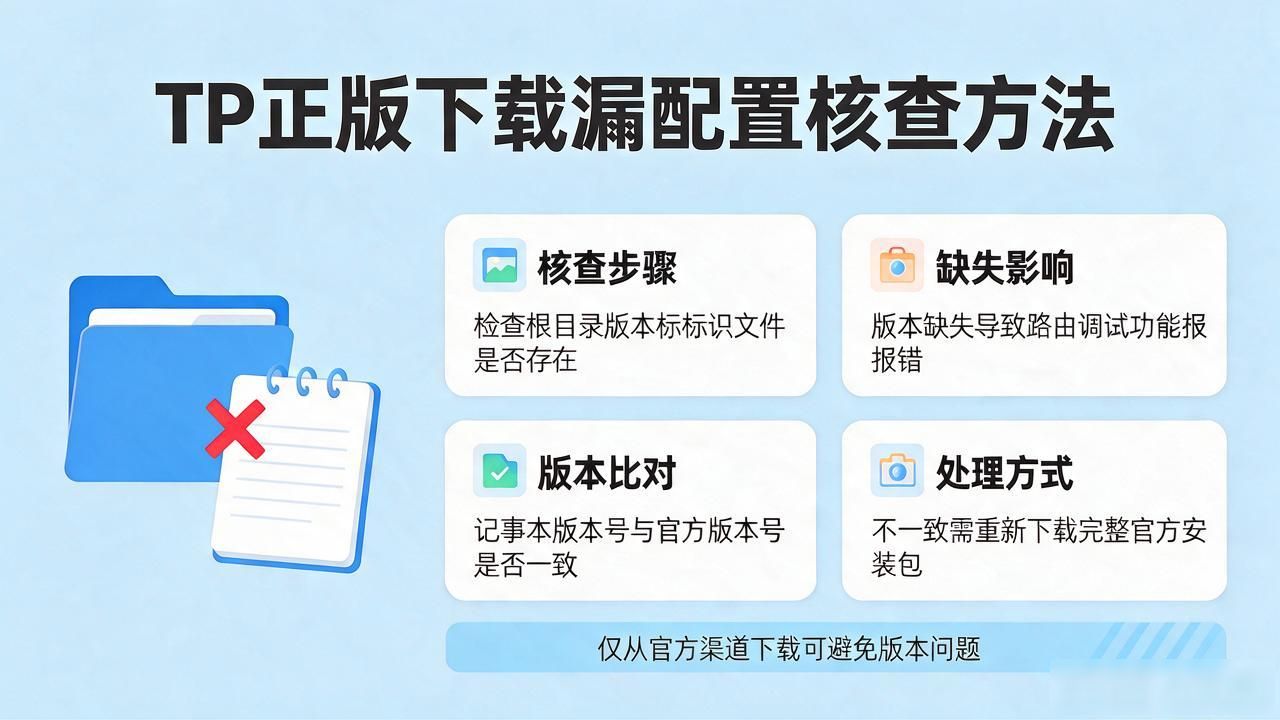 tp正版下载漏配置怎么查
