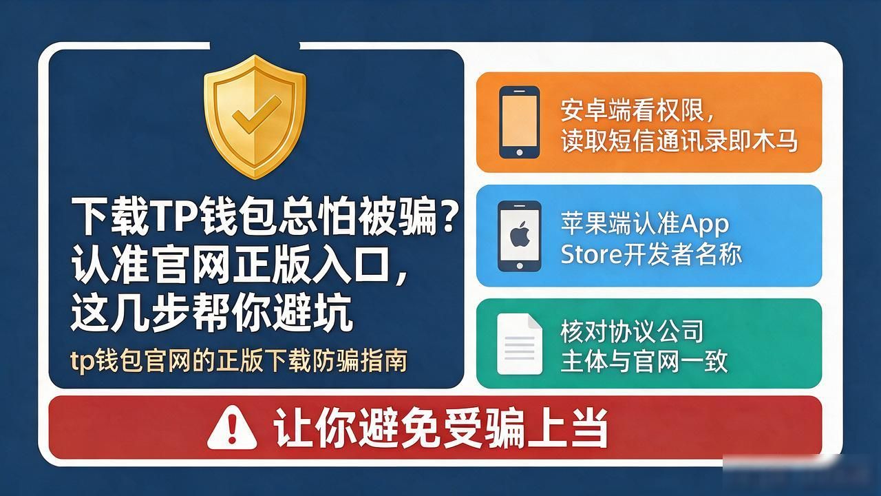 下载TP钱包总怕被骗？认准官网正版入口，这几步帮你避坑