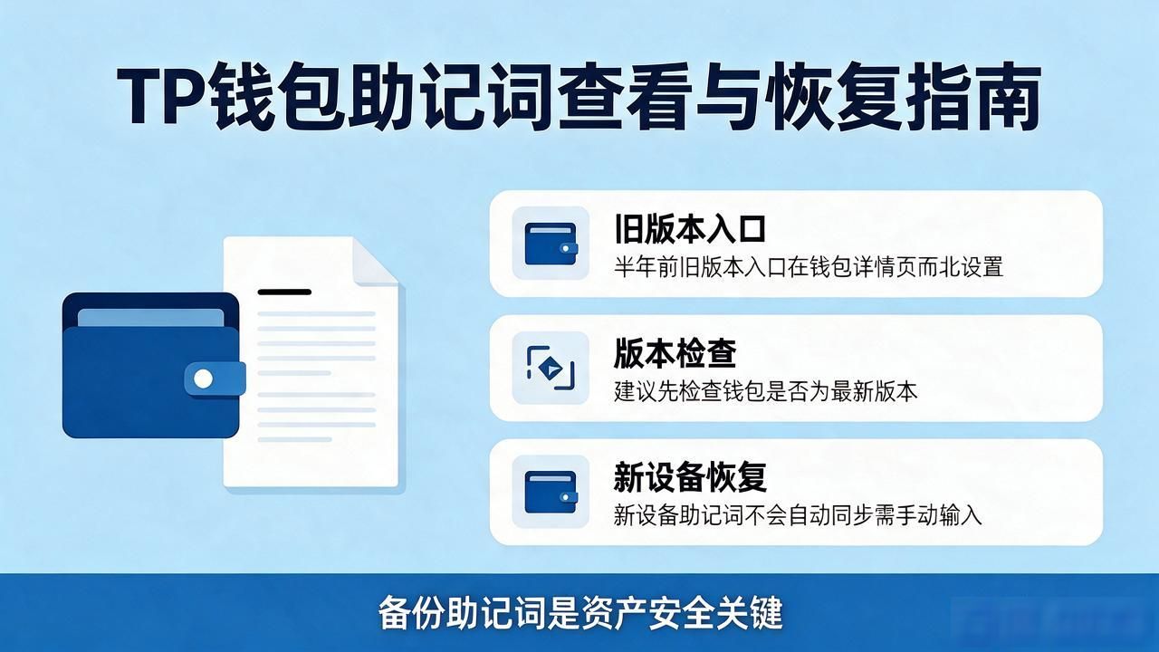 TP钱包助记词在哪里查看？路径和注意事项一次说清