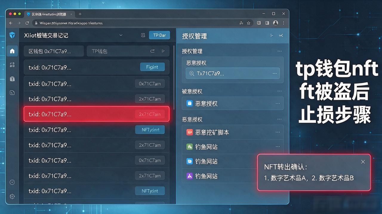 tp钱包nft被盗后我花了三天止损，这几步你千万要记