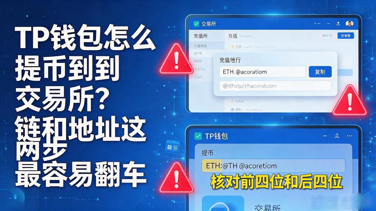 TP钱包怎么提币到交易所？链和地址这两步最容易翻车