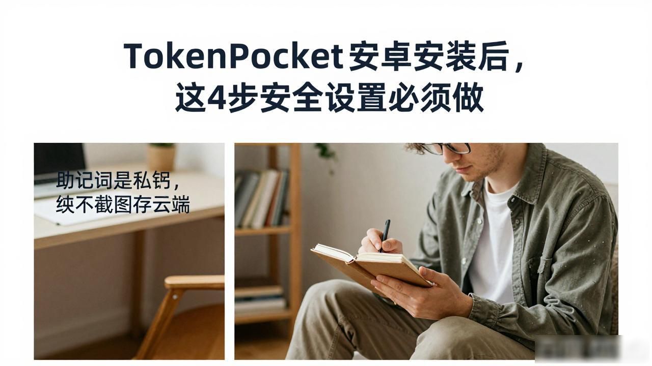 TokenPocket安卓安装后，这4步安全设置必须做
