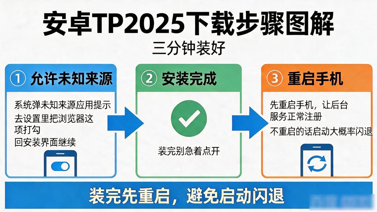安卓TP2025下载步骤图解，三分钟装好
