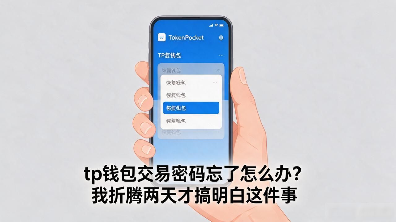 tp钱包交易密码忘了怎么办？我折腾两天才搞明白这件事