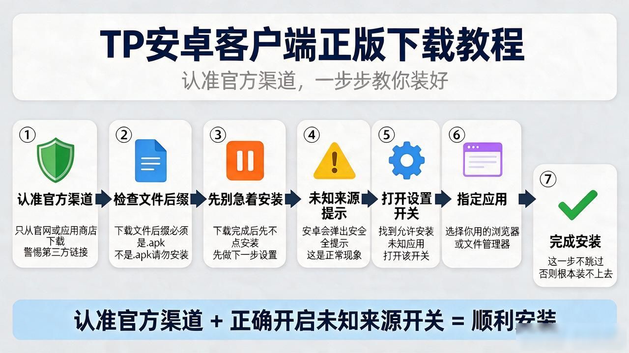 TP安卓客户端正版下载教程：认准官方渠道，一步步教你装好
