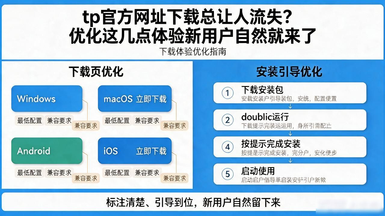 tp官方网址下载总让人流失？优化这几点体验新用户自然就来了