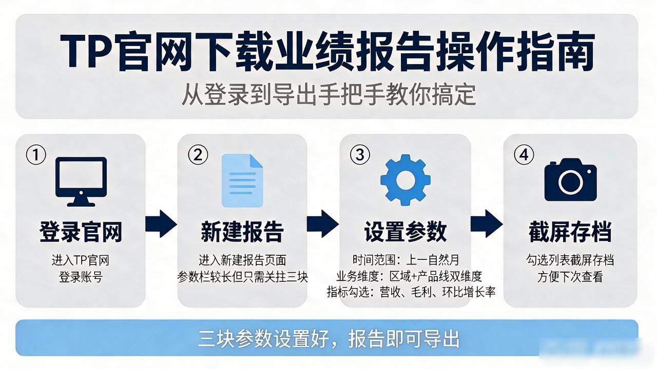 TP官网下载业绩报告怎么操作，从登录到导出手把手教你搞定