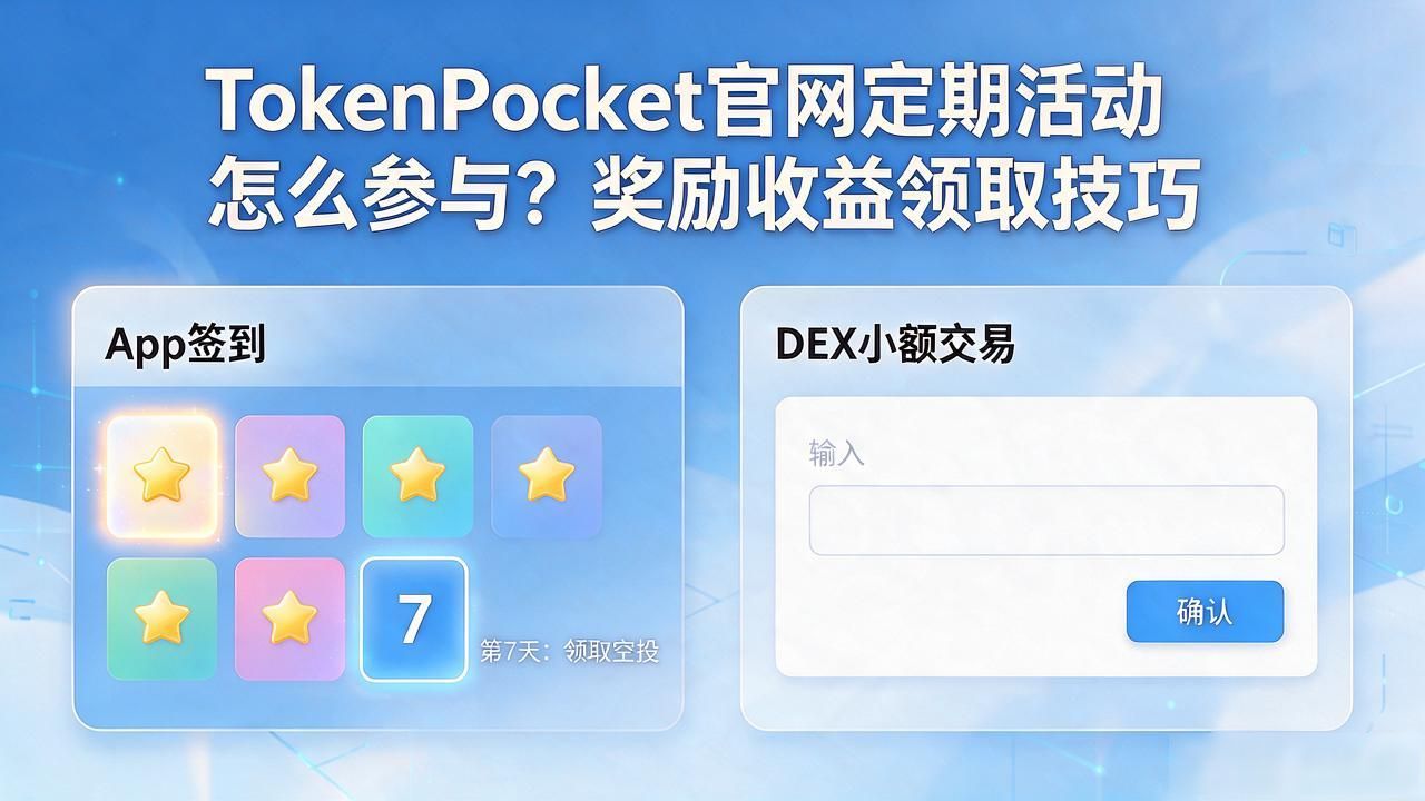 TokenPocket官网定期活动怎么参与？奖励收益领取技巧