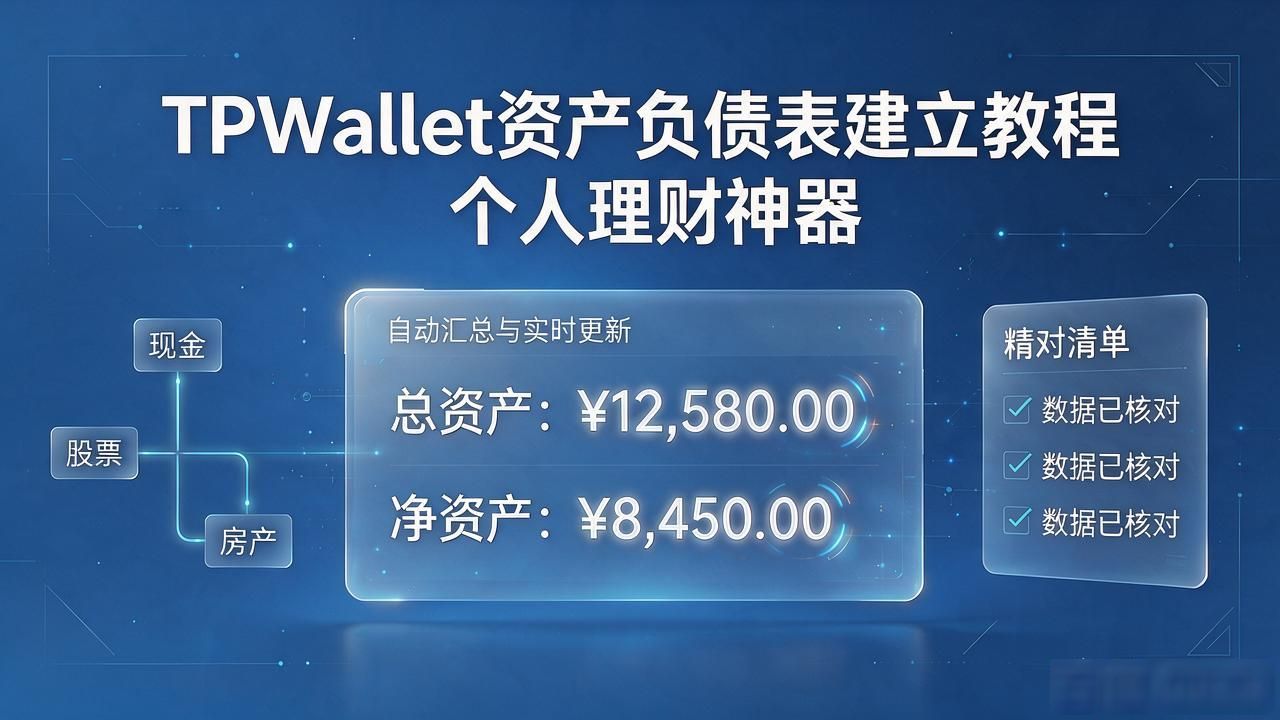 TPWallet资产负债表建立教程 个人理财神器