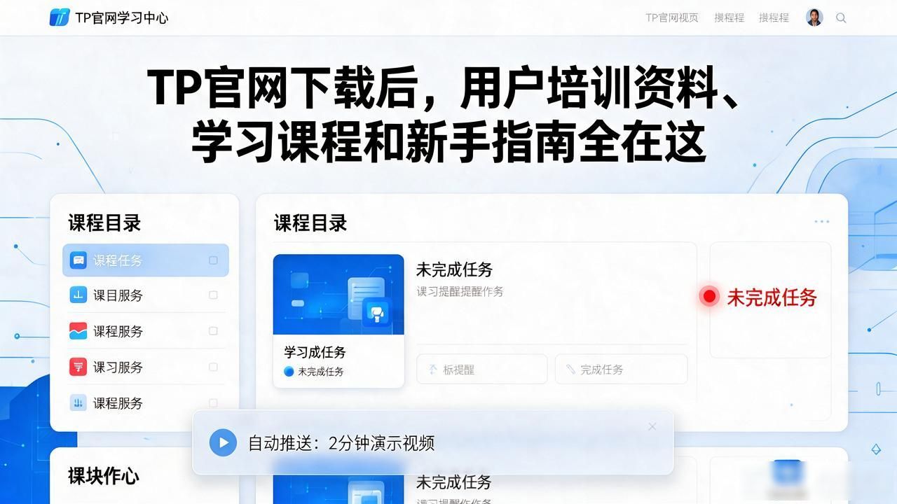 TP官网下载后，用户培训资料、学习课程和新手指南全在这