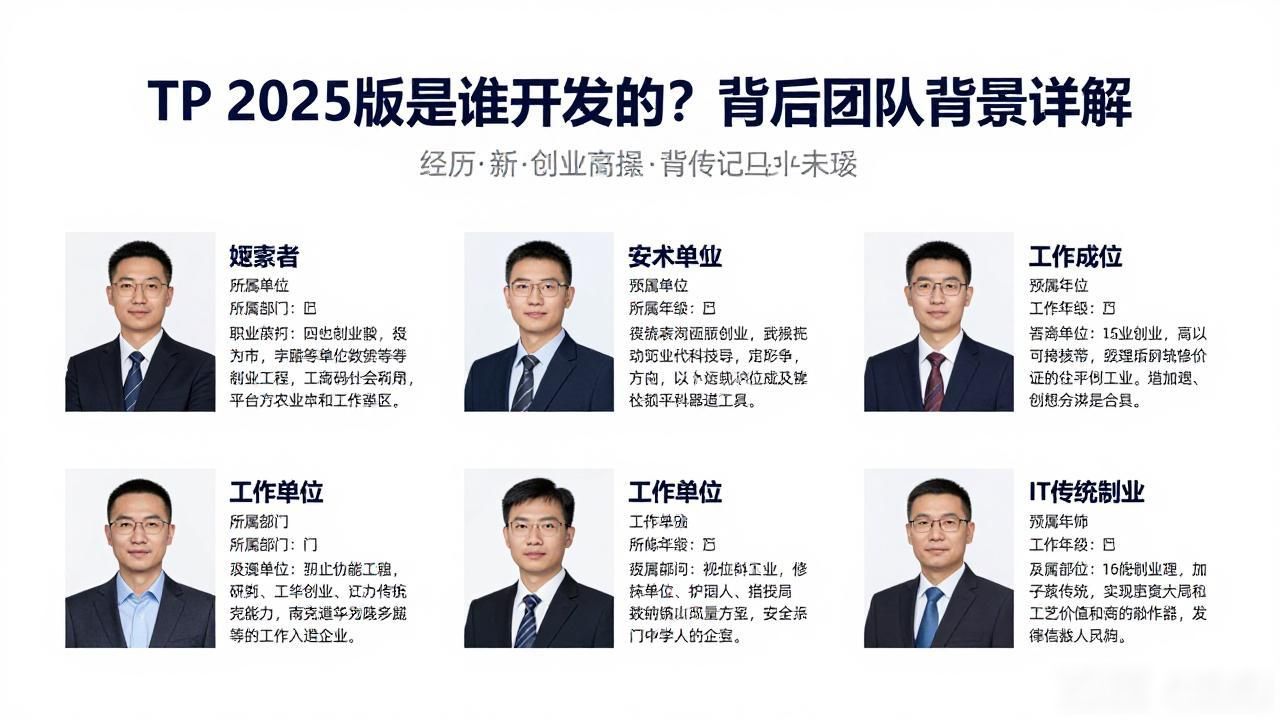 TP 2025版是谁开发的？背后团队背景详解