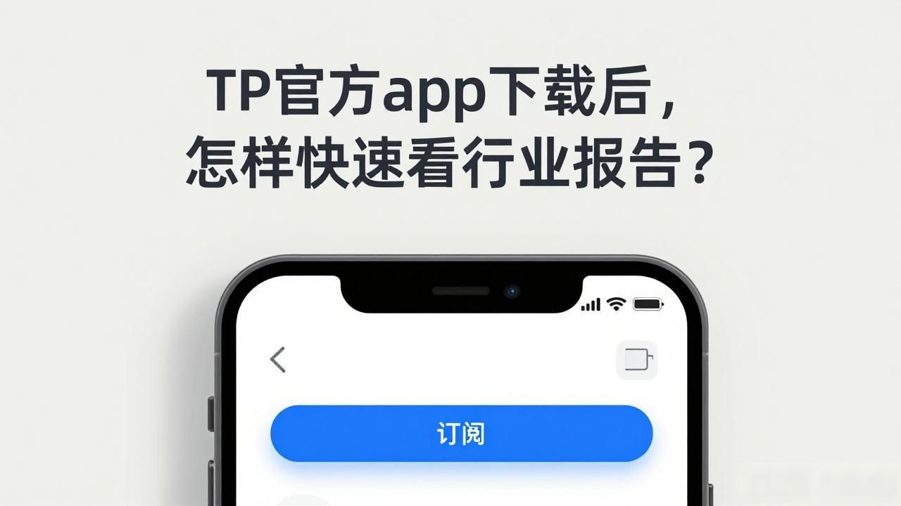 TP官方app下载后，怎样快速看行业报告？